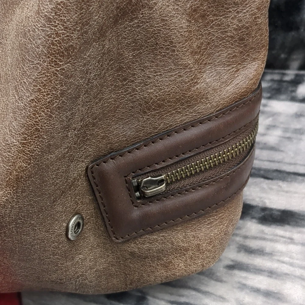 Tano Large Brown Leather Tote Bag
